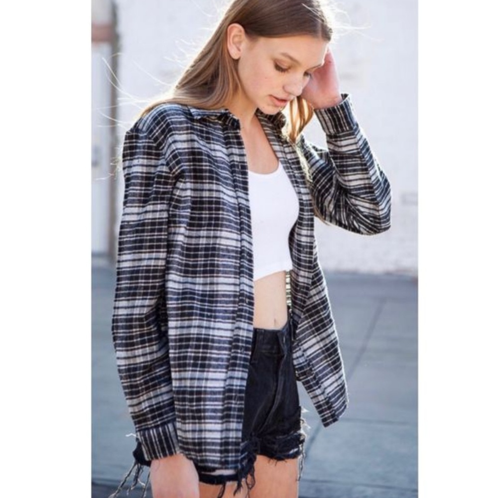 Brandy Melville flannel shirt